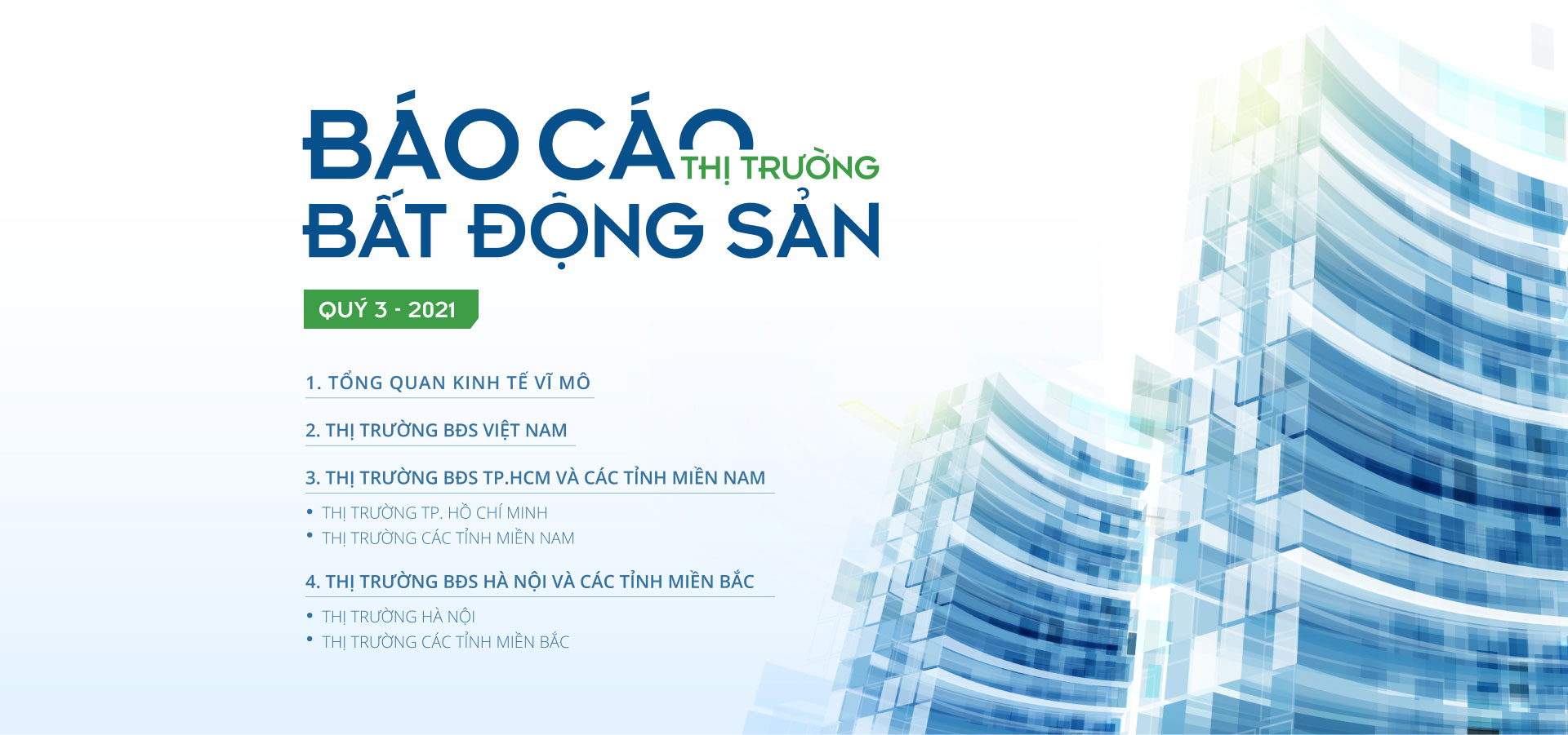 Báo cáo thị trường bất động sản quý 3-2021